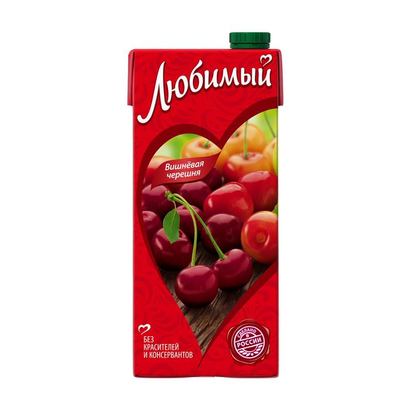 Напиток сокосодержащий, Любимый, 0,95 л, в ассортименте