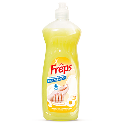 Средство для мытья посуды, Freps, 1 л, в ассортименте