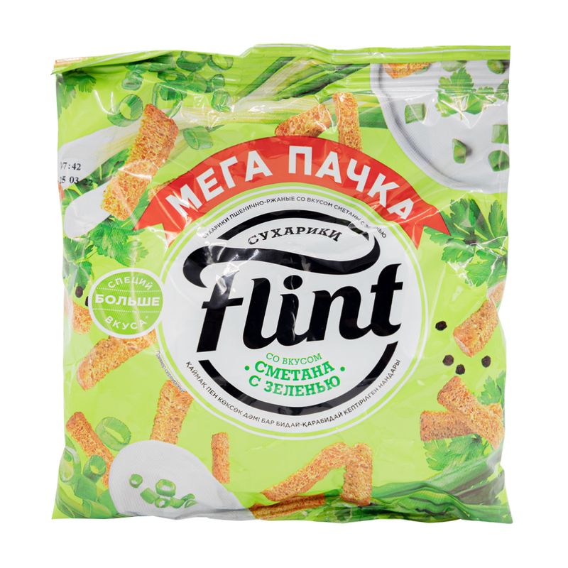 Сухарики, FLINT, 100 г, в ассортименте