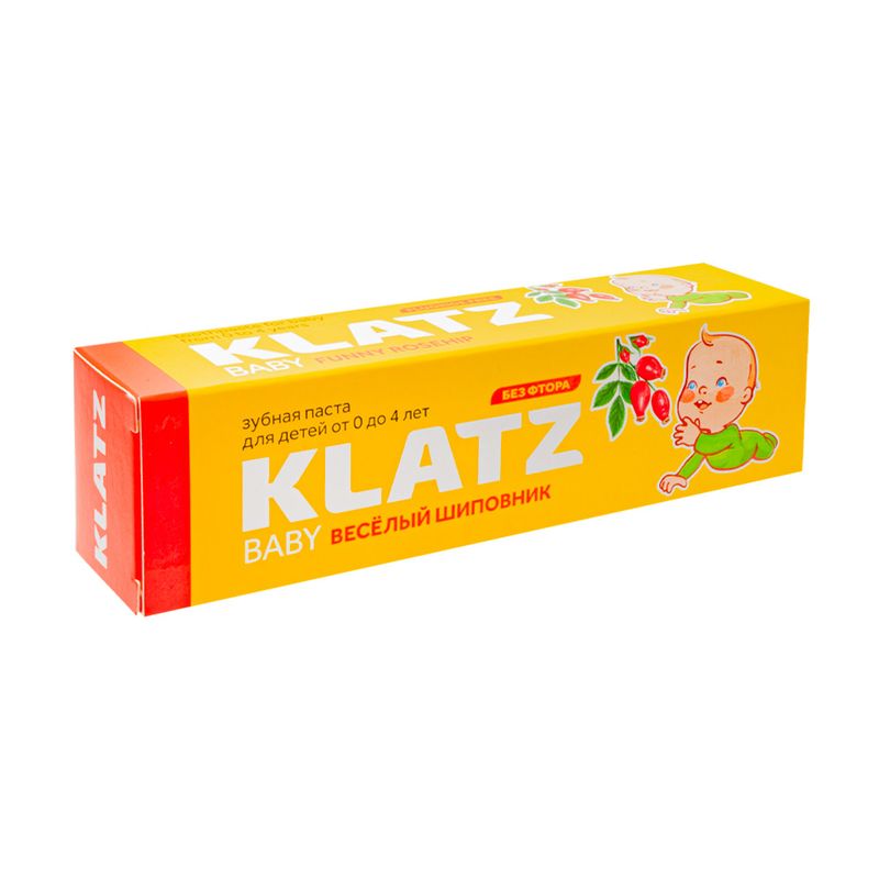 Зубная паста детская, Klatz, 40 мл, в ассортименте