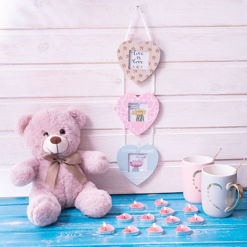 Фоторамка "Сердца" подвесная, With Love, в ассортименте