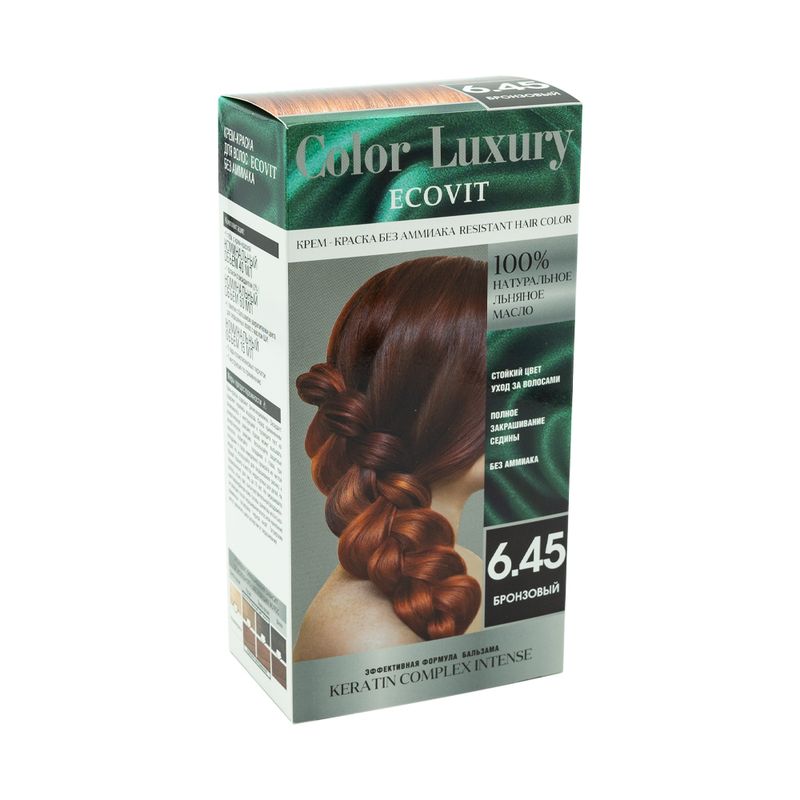 Крем-краска для волос "Color Luxury", ECOVIT, в ассортименте