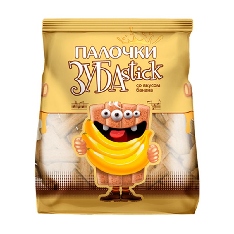 Кукурузные палочки с начинкой "ЗУБАstick", 140 г, в ассортименте