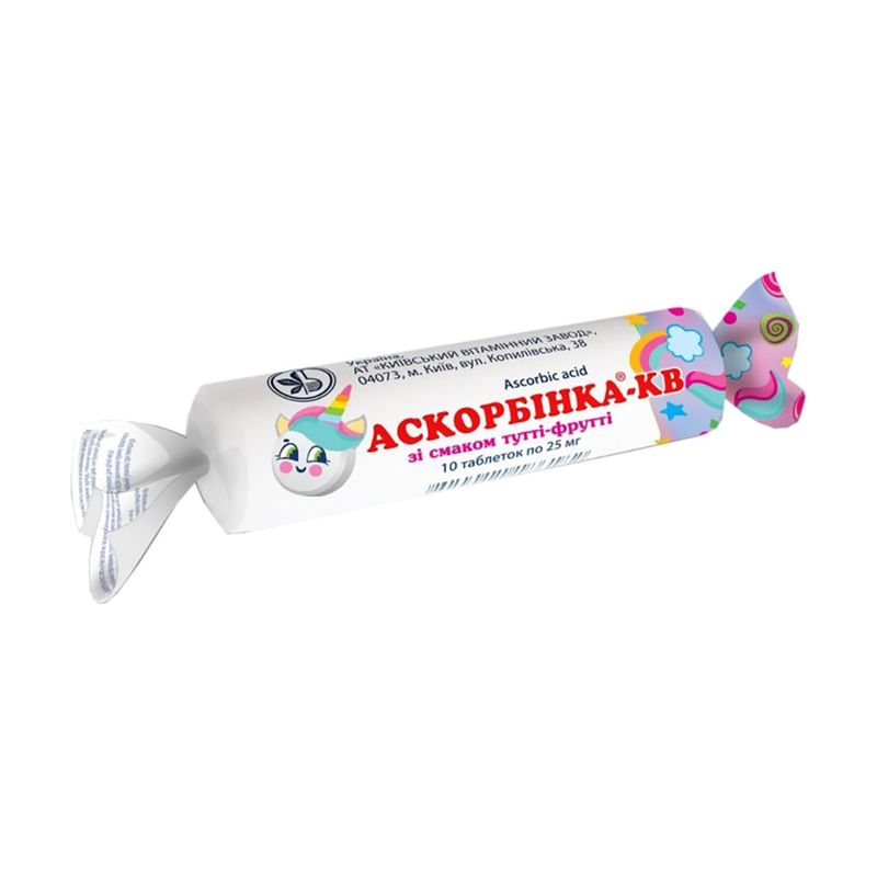 Конфеты "Аскорбинка", 10 шт., 25 мг