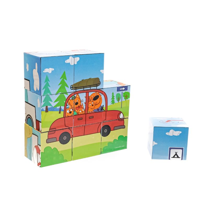Кубики "Три Кота", Step Puzzle, 9 шт., в ассортименте