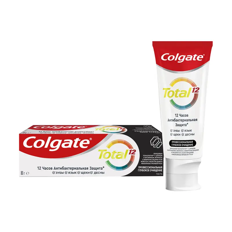 Зубная паста "Total 12", Colgate, 80 г, в ассортименте
