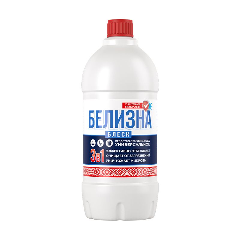 Средство отбеливающее универсальное "Белизна 3 в 1", Блеск, 1 л