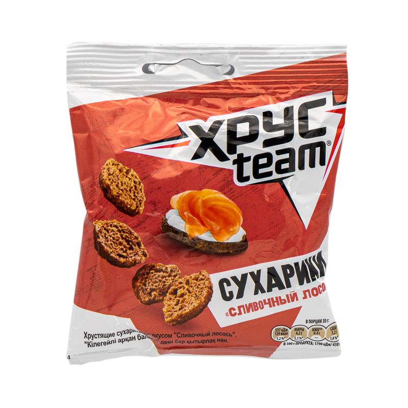 Сухарики, Хрусteam, 30 г, в ассортименте