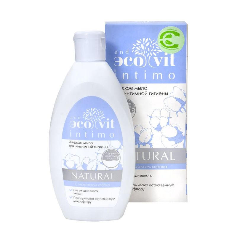 Мыло для интимной гигиены ECOandVIT, 250 мл