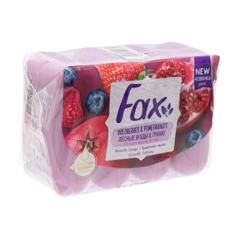 Туалетное мыло, Fax, 4 шт., 280 г, в ассортименте