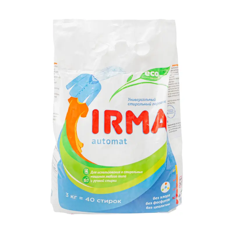 Стиральный порошок, IRMA, 3 кг