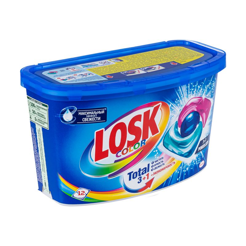 Капсулы для стирки, LOSK, 12 шт., в ассортименте