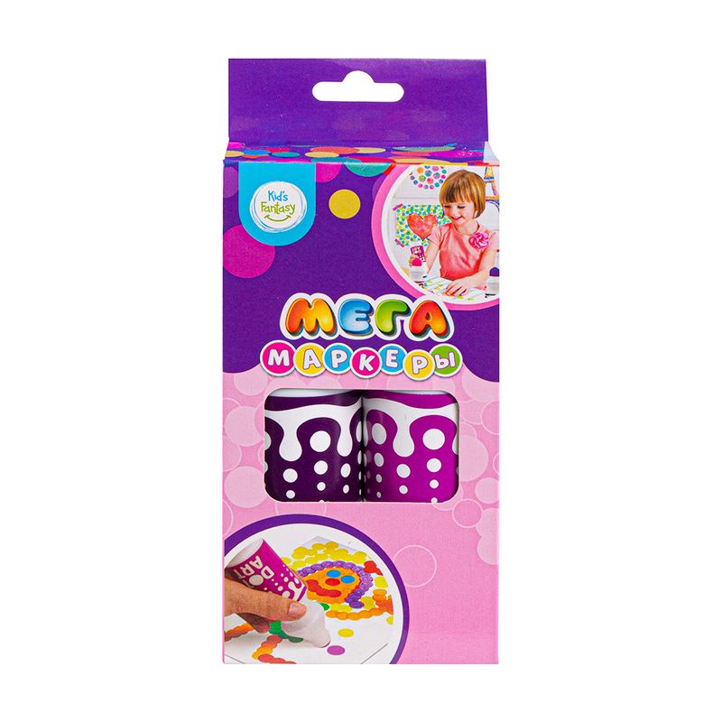 Мега-маркеры, Kid's Fantasy, 2 шт., в ассортименте