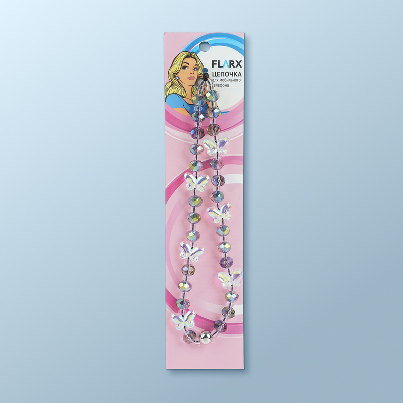 Цепочка для мобильного телефона, FLARX, в ассортименте