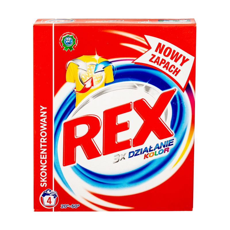 Стиральный порошок "3xAction Color", REX, 300 г
