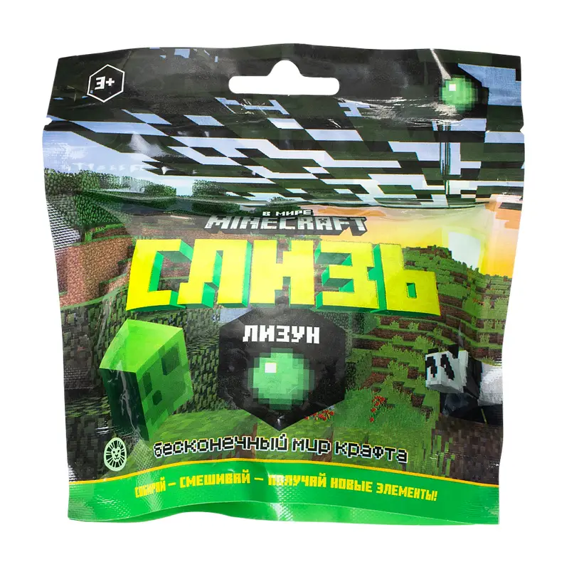 Лизун "В мире Minecraft", в ассортименте