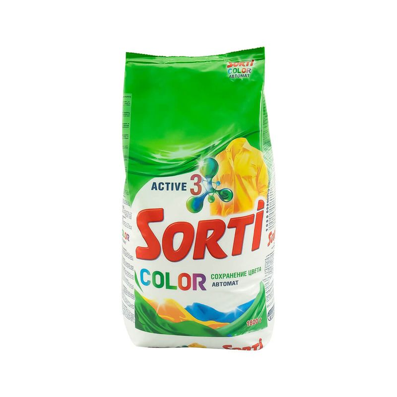 Стиральный порошок, Sorti, Color Automat, 1800 г