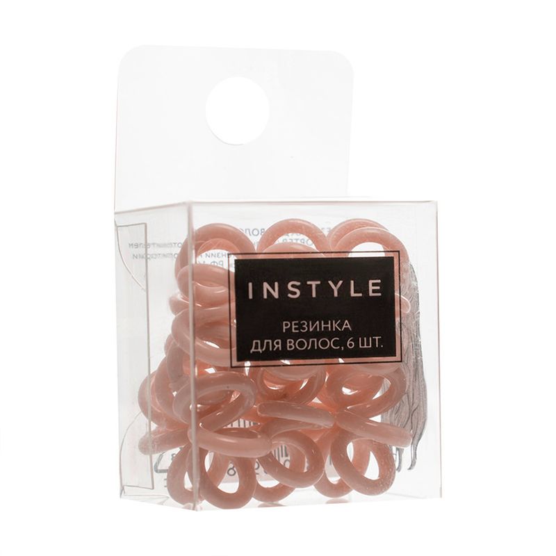 Резинка для волос, INSTYLE, 6 шт., в ассортименте
