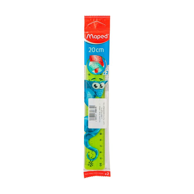 Линейка гибкая, Maped, 20 см, 2 шт., в ассортименте