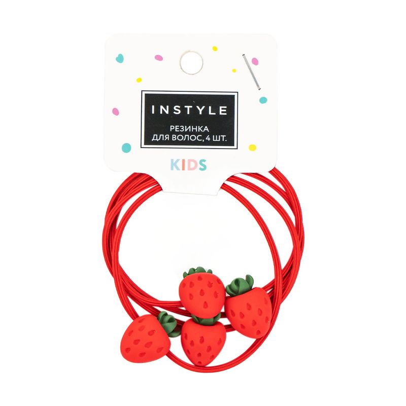 Резинка для волос, INSTYLE, 4 шт., в ассортименте
