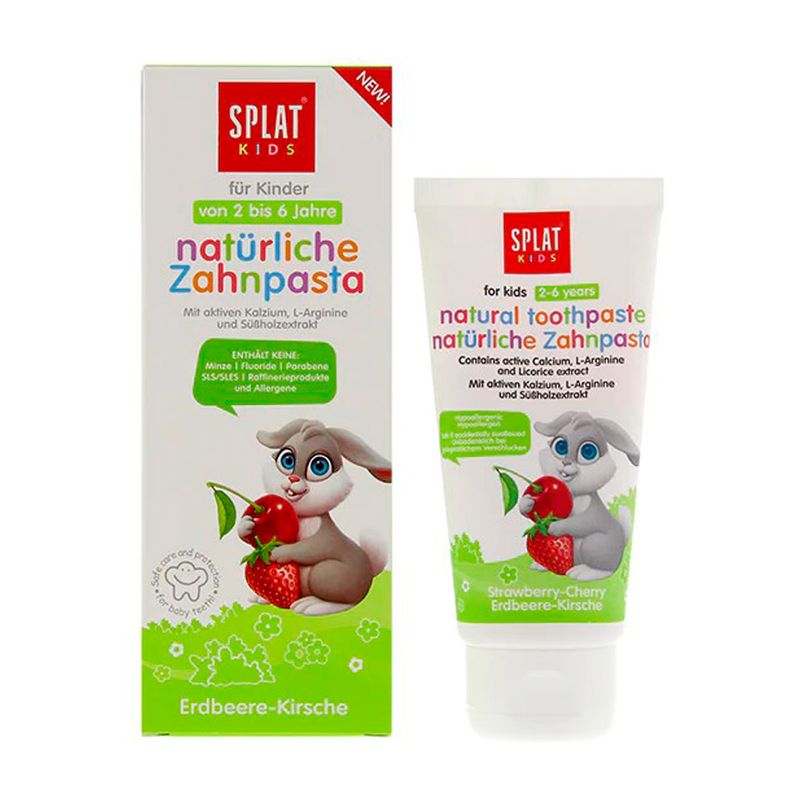 Детская зубная паста Splat, 2-6 л, 63 г