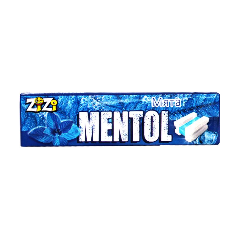 Жевательная резинка "Mentol", ZiZi, мята, 20 г