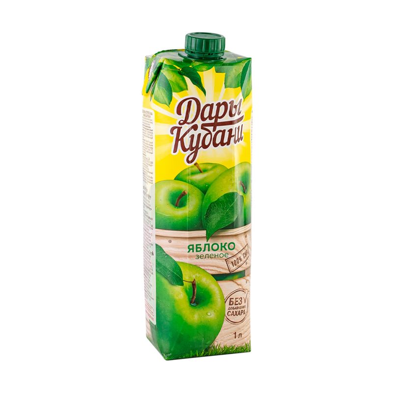 Сок, Дары Кубани, яблоко, 1 л