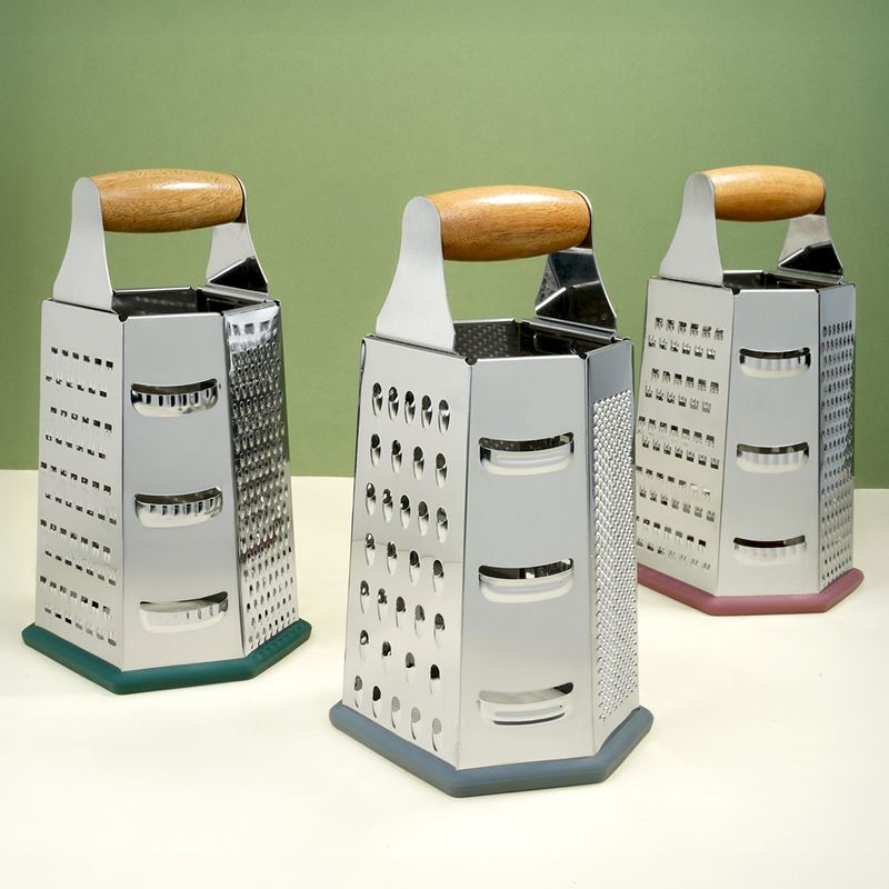 Тёрка шестигранная, O'Kitchen, 14х12х24 см, в ассортименте
