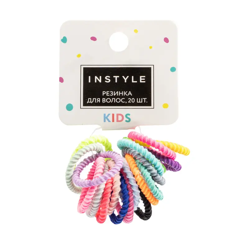 Резинка для волос, INSTYLE, 20 шт., в ассортименте
