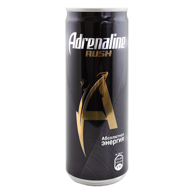 Напиток безалкогольный энергетический "Adrenalin Rush", 0,33 л