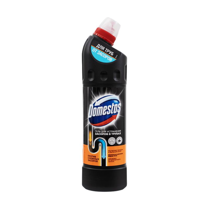 Гель для устранения засоров в трубах, Domestos, 750 мл