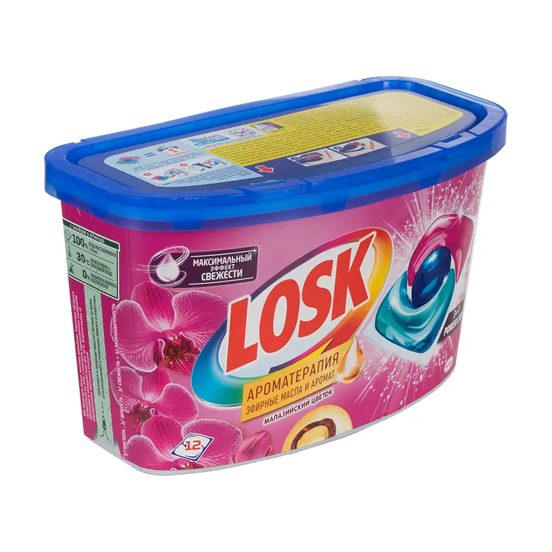 Капсулы для стирки, LOSK, 12 шт., в ассортименте
