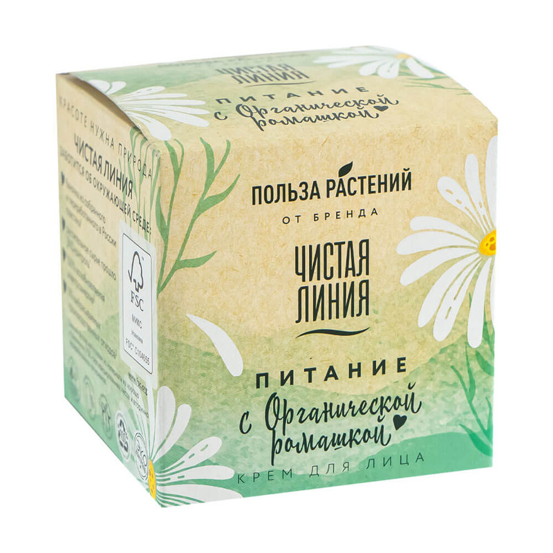 Крем для лица, Чистая Линия, 45 мл, в ассортименте