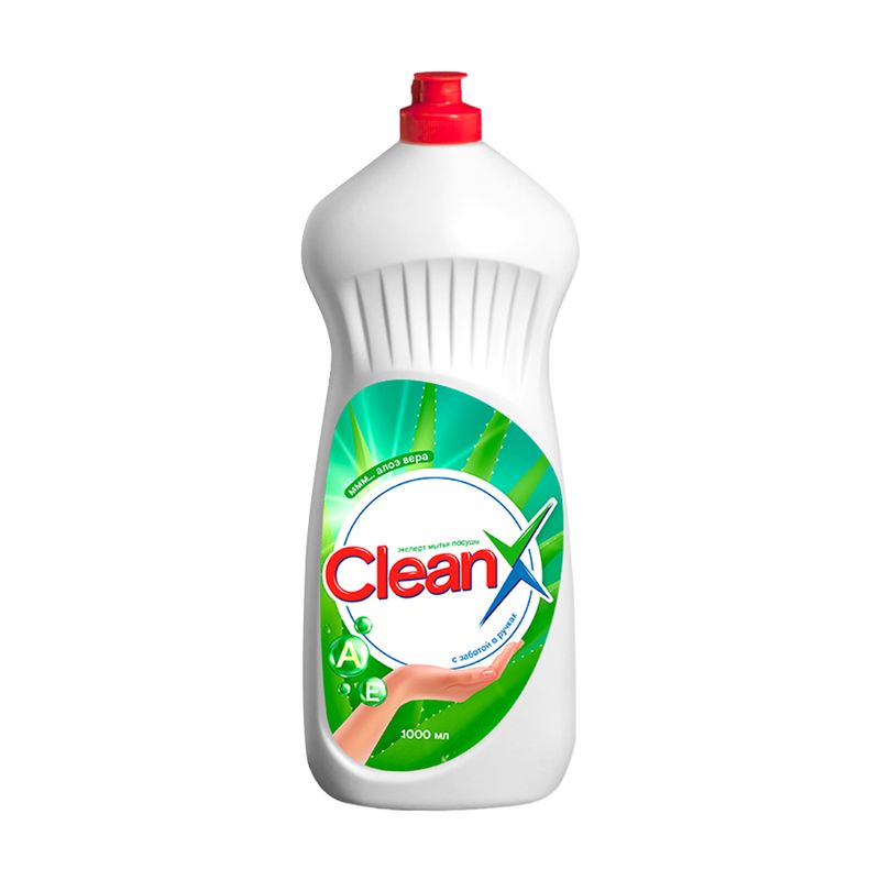 Гель-крем для мытья посуды, CLEANX, 1000 мл, в ассортименте