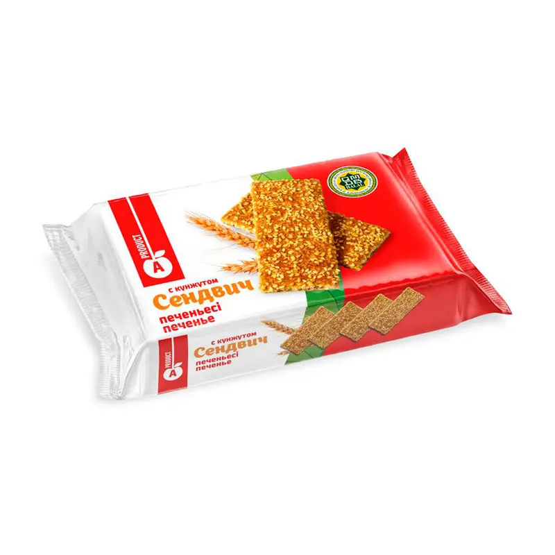 Печенье "Сендвич", А-Продукт, с кунжутом, 240 г