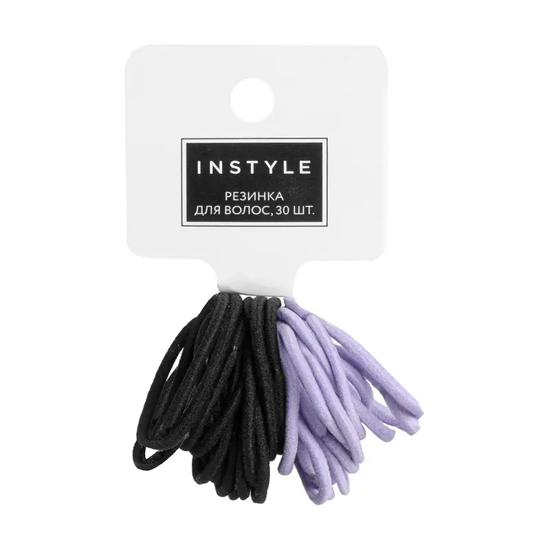 Резинка для волос, INSTYLE, 30 шт., в ассортименте