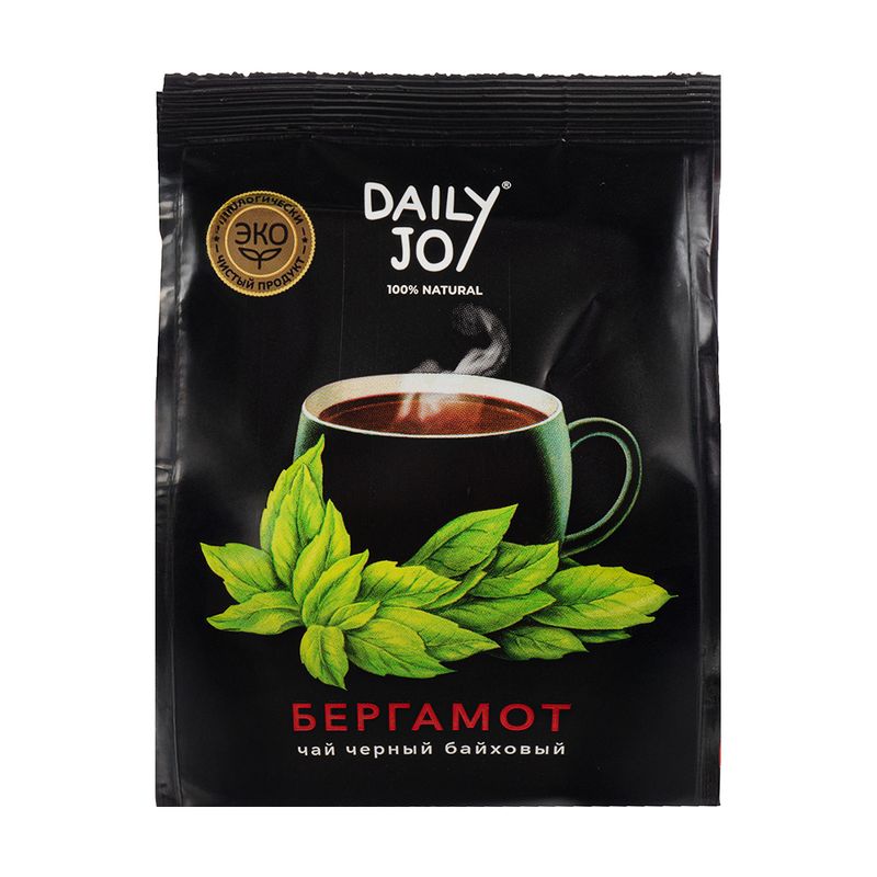 Чай чёрный байховый "Бергамот", Daily Joy, 100 г