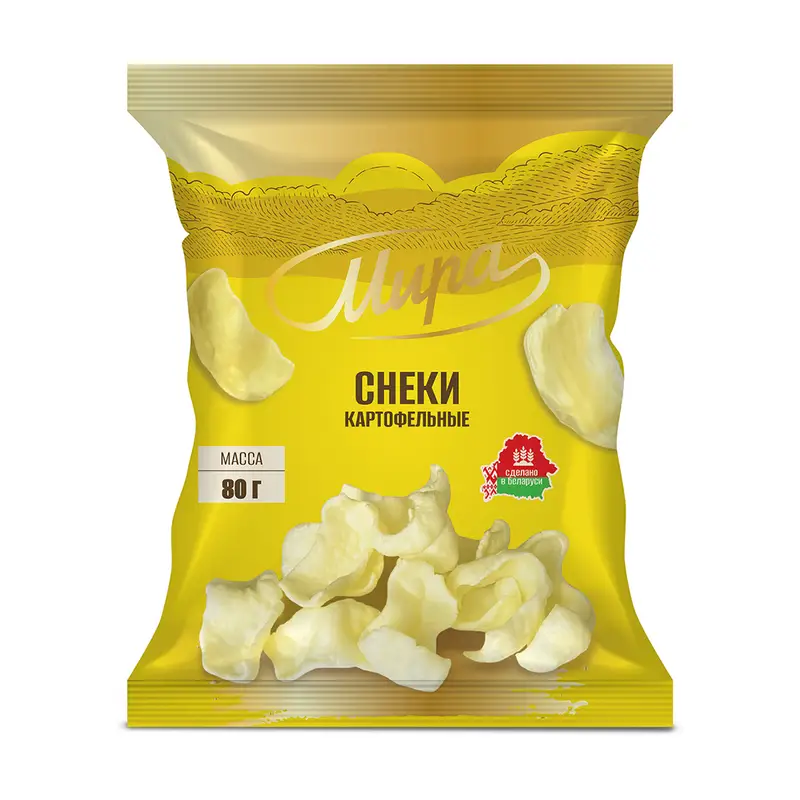 Снеки картофельные, МИРА, 80 г, в ассортименте