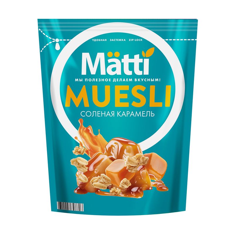 Мюсли "Солёная карамель", Mätti, 250 г