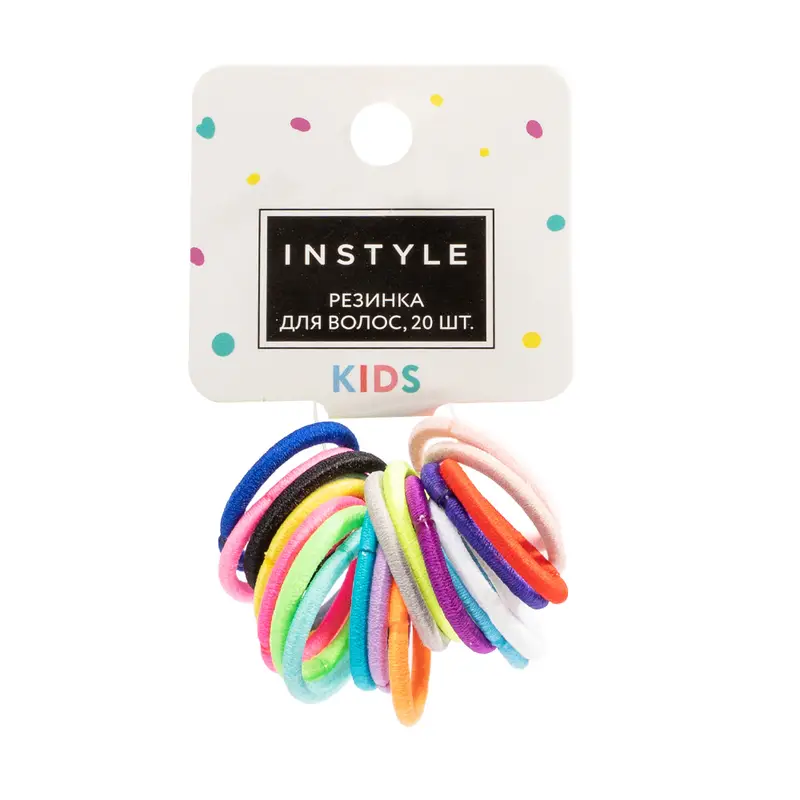 Резинка для волос, INSTYLE, 20 шт., в ассортименте