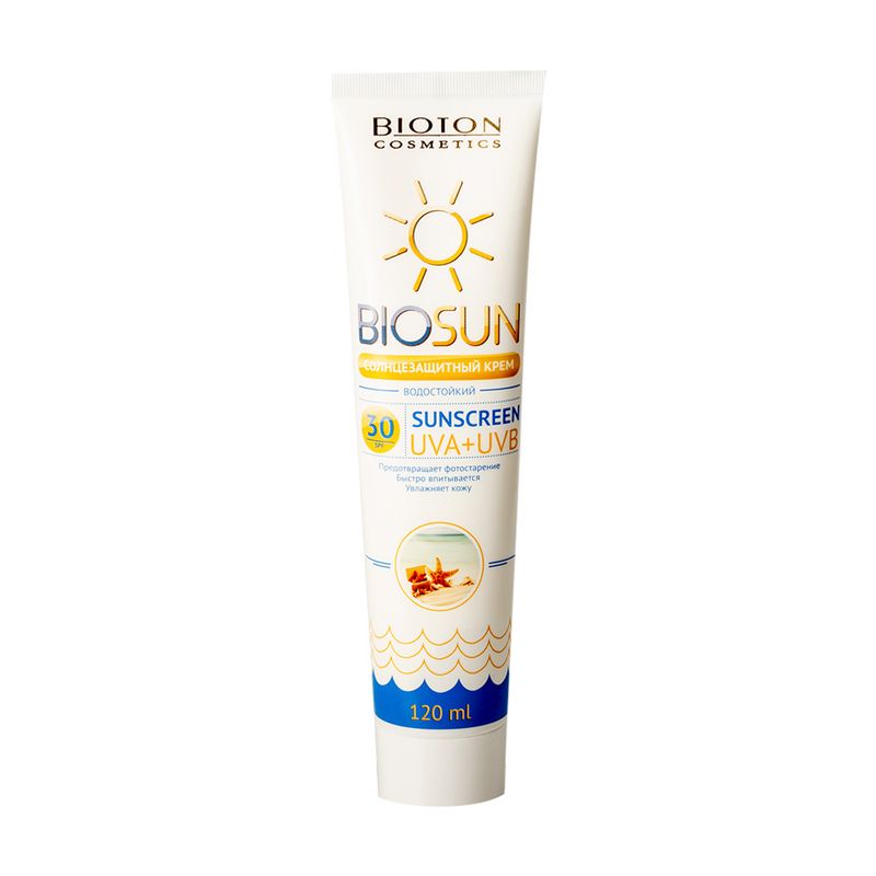 Солнцезащитный крем, BIOSUN, SPF 30, 120 мл