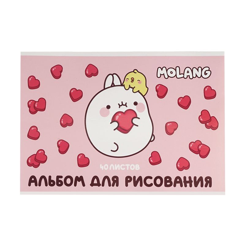 Альбом для рисования, А4, 40 листов, в ассортименте