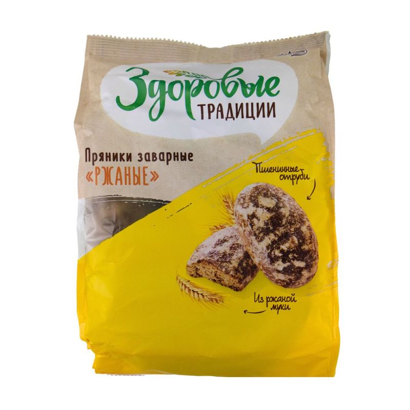 Пряники Zdorovie Traditsii  ржан 340г