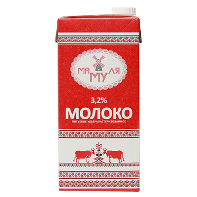 Молоко "Мамуля" 3,2%, 1 л