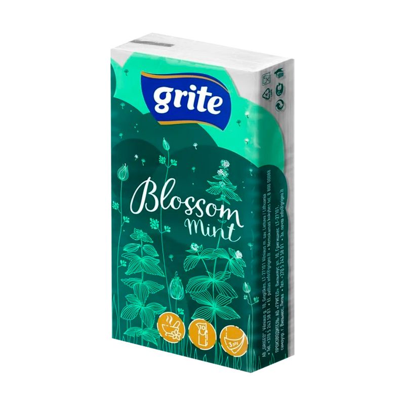 Носовые платки Grite Blossom Mint