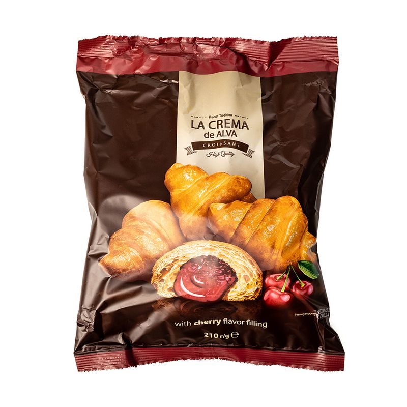 Мини круассаны с начинкой, La Crema de Alva, 210 г