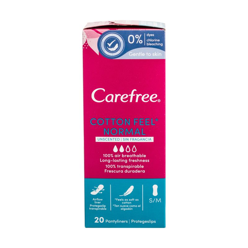 Ежедневные прокладки, Carefree Cotton, 20 шт.