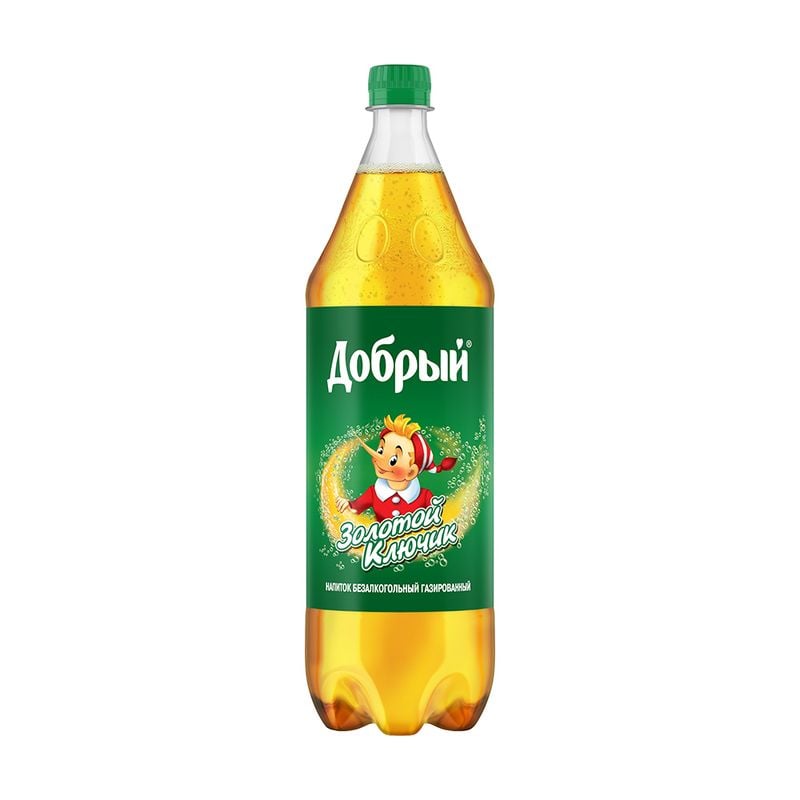 Напиток газированный "Золотой ключик", Добрый, 1,5 л