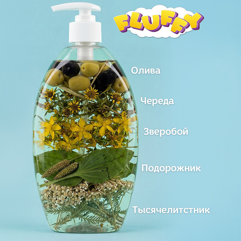 Жидкое мыло дет. Мегамонстры Fluffy 1л