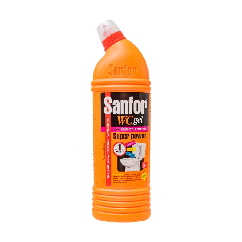 Чистящее средство для туалетов, Sanfor, 950 г